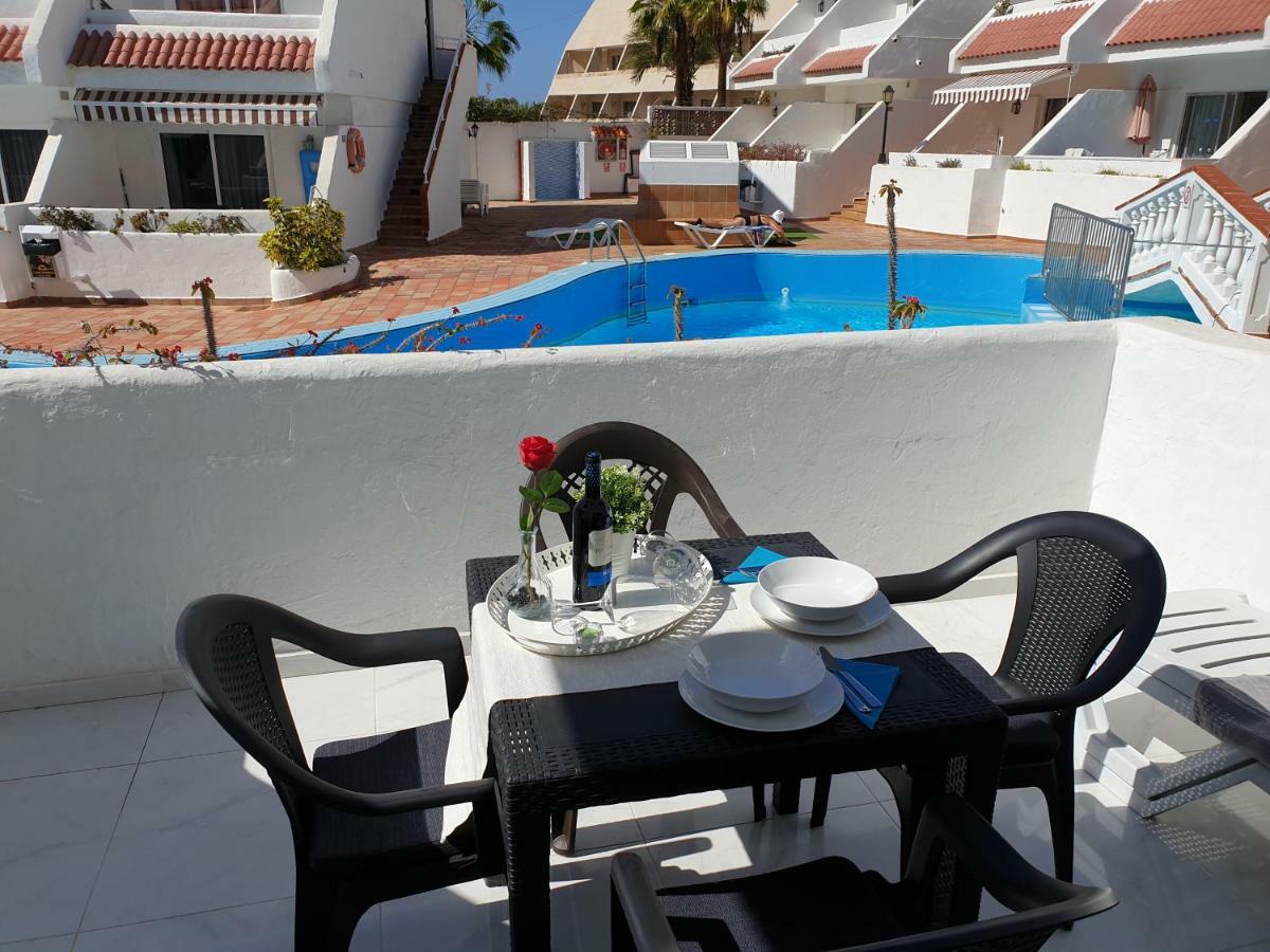 Casa Las Flores With Heated Pool, Only 490 Meters To The Beach, Balcony, Wifi Arona  Ngoại thất bức ảnh