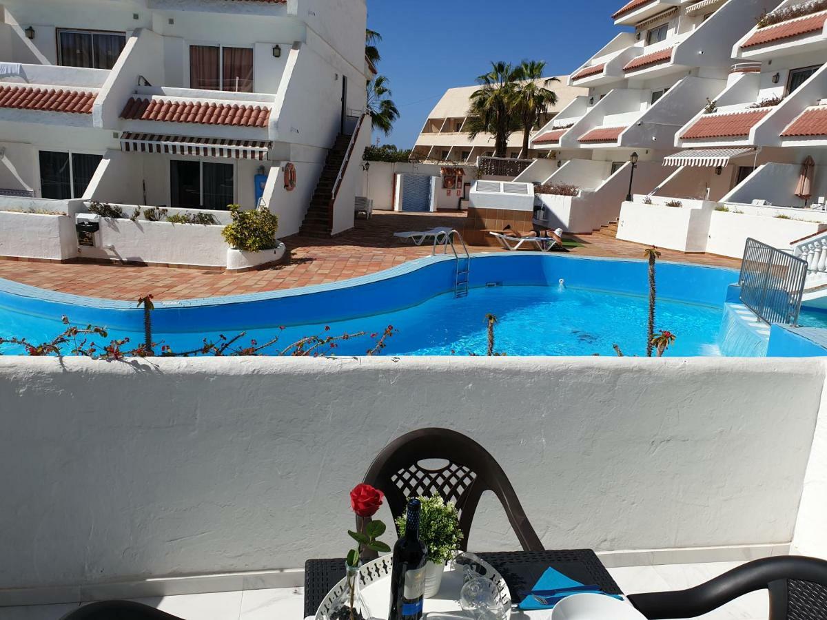 Casa Las Flores With Heated Pool, Only 490 Meters To The Beach, Balcony, Wifi Arona  Ngoại thất bức ảnh