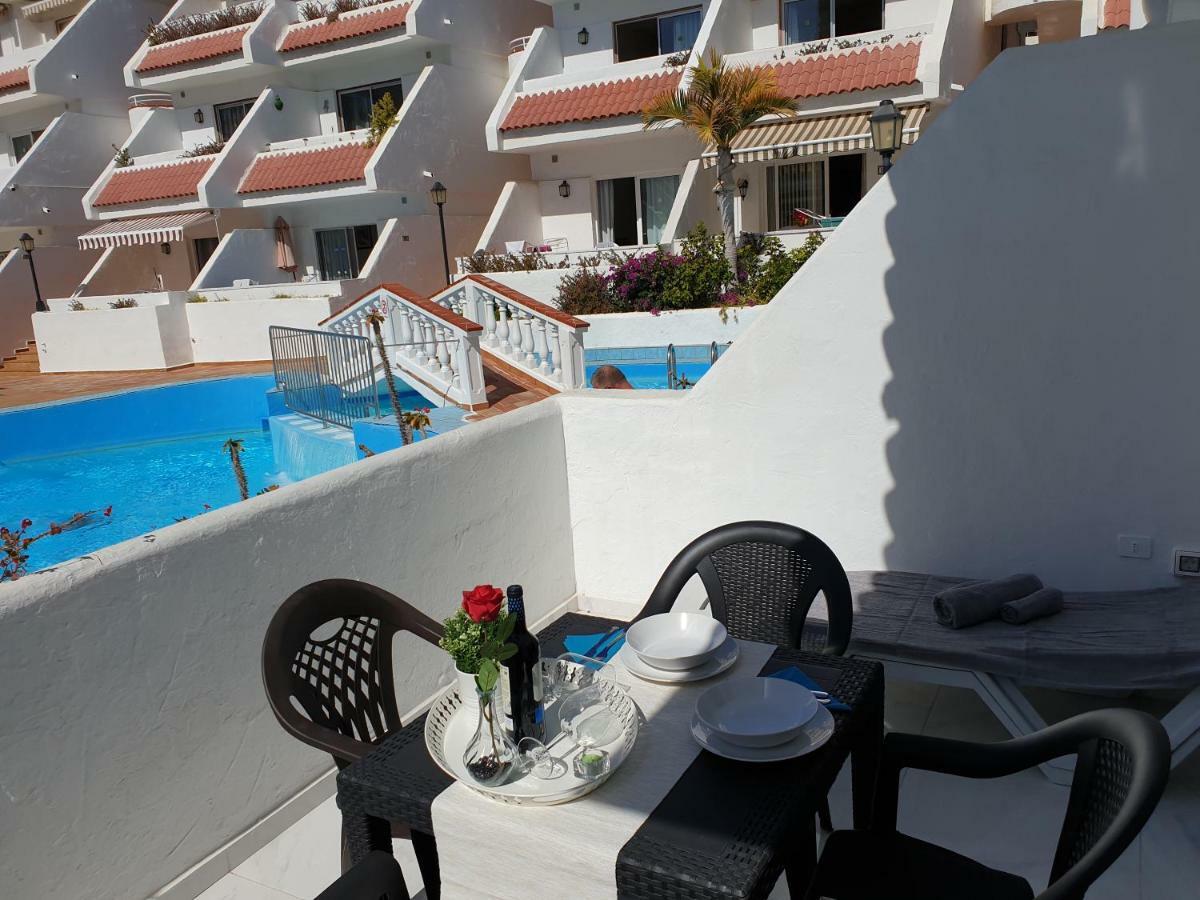 Casa Las Flores With Heated Pool, Only 490 Meters To The Beach, Balcony, Wifi Arona  Ngoại thất bức ảnh